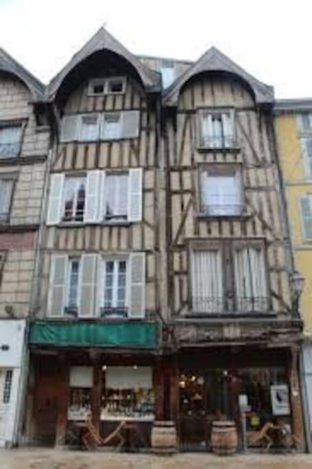 Appartement Cocoon Standing - Coeur Historique De Troyes Extérieur photo